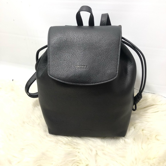 backpack bag leather CONVERTIBLE BACKPACK TOTE - CHOCOLATE MATTE